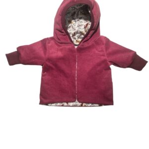 Baby Panther Őszi Ciklámen kabát